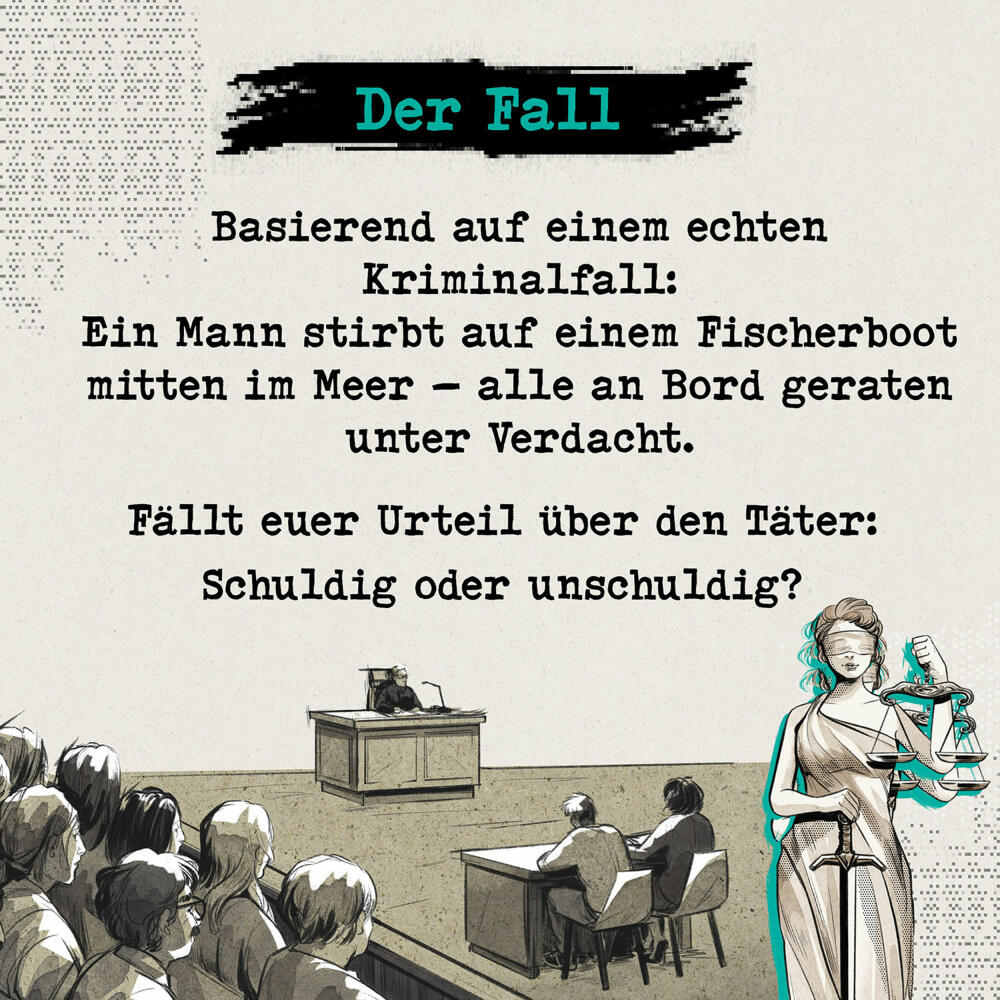 KOSMOS Die Jury Die Welle des Schweigens, True-Crime, Gesellschaftsspiel, Spiel, ab 14 Jahren, 685652