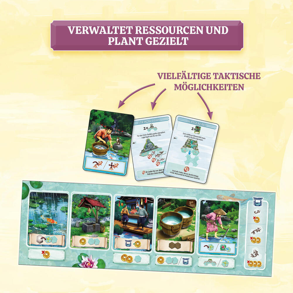 KOSMOS Koi, Kennerspiel, Taktikspiel, Gesellschaftsspiel, ab 12 Jahren, 687465