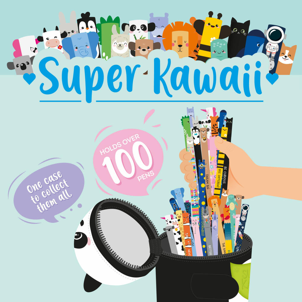 Legami Super Kawaii Tischstiftehalter Panda, Stiftehalter, Mäppchen, SKA0001