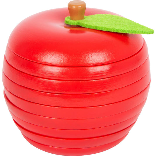 Legler Small Foot Lernspiel Logisteck Apfel, Motorikspielzeug, ab 3 Jahre, Holz, 11915