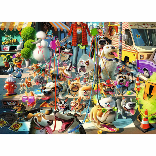 Ravensburger Vierbeiner auf Tour, Puzzle, Erwachsenenpuzzle, 1000 Teile, 12000876