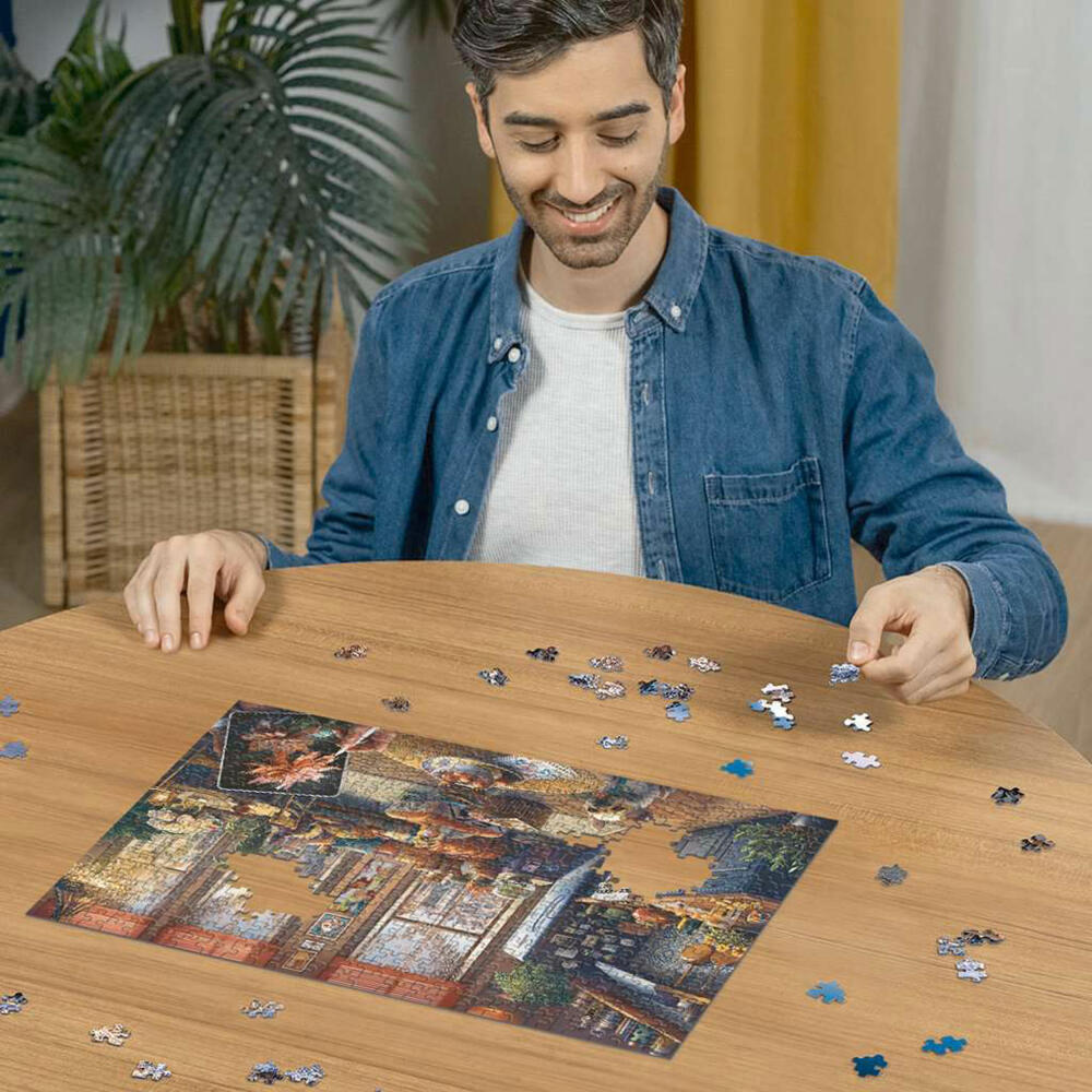 Ravensburger Gemütliches Boho-Studio, Puzzle, Erwachsenenpuzzle, 500 Teile, 12001025