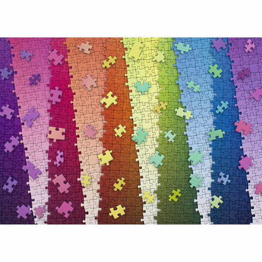 Ravensburger Kunterbunte Puzzleteile, Puzzle, Erwachsenenpuzzle, 1000 Teile, 12001027