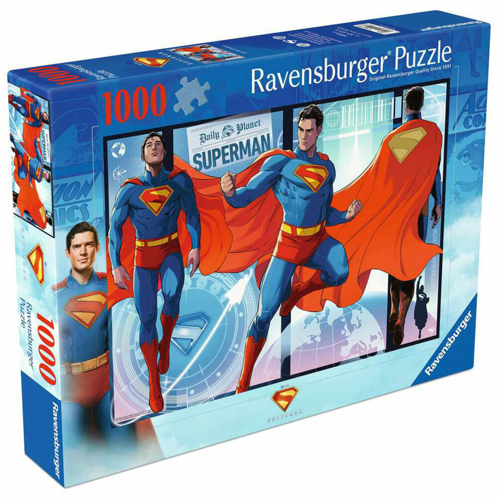 Ravensburger DC Comics Der letzte Sohn von Krypton, Puzzle, Erwachsenenpuzzle, 1000 Teile, 12001508