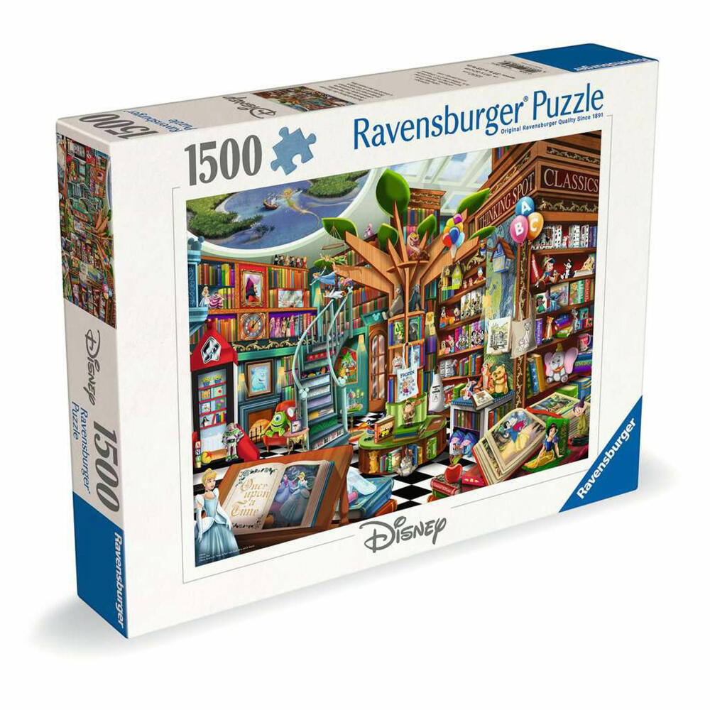 Ravensburger Disney Story Book Refresh, Puzzle, Erwachsenenpuzzle, 1500 Teile, 12001582