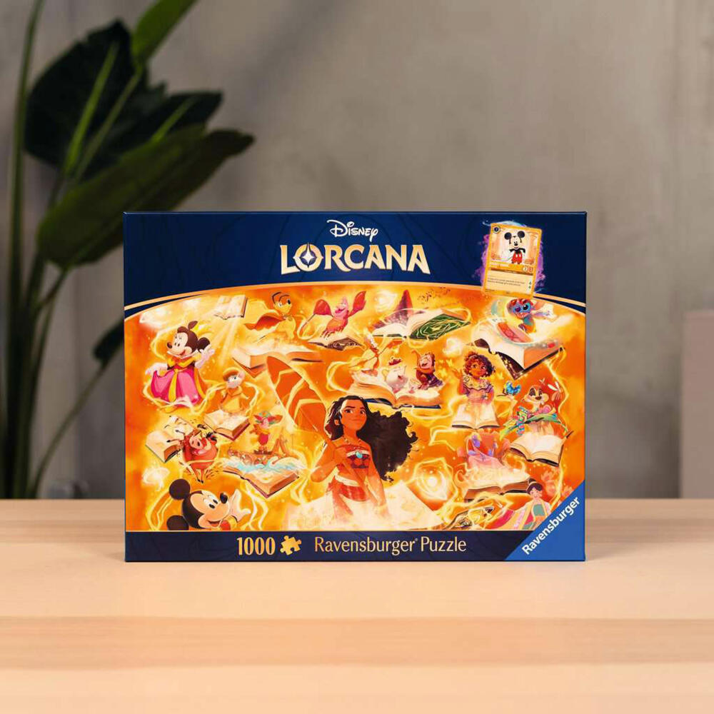 Ravensburger Disney Lorcana Glimmers of the Realm: Amber, Puzzle, Erwachsenenpuzzle, 1000 Teile, 12001621