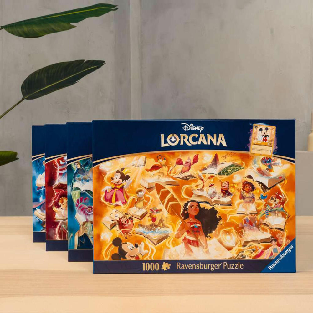 Ravensburger Disney Lorcana Glimmers of the Realm: Emerald, Puzzle, Erwachsenenpuzzle, 1000 Teile, 12001623