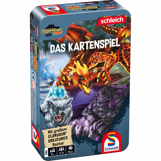 Schmidt Spiele Schleich Eldrador Das Kartenspiel, Quartett, Trumpf, Kinderspiel, ab 5 Jahren, 51611