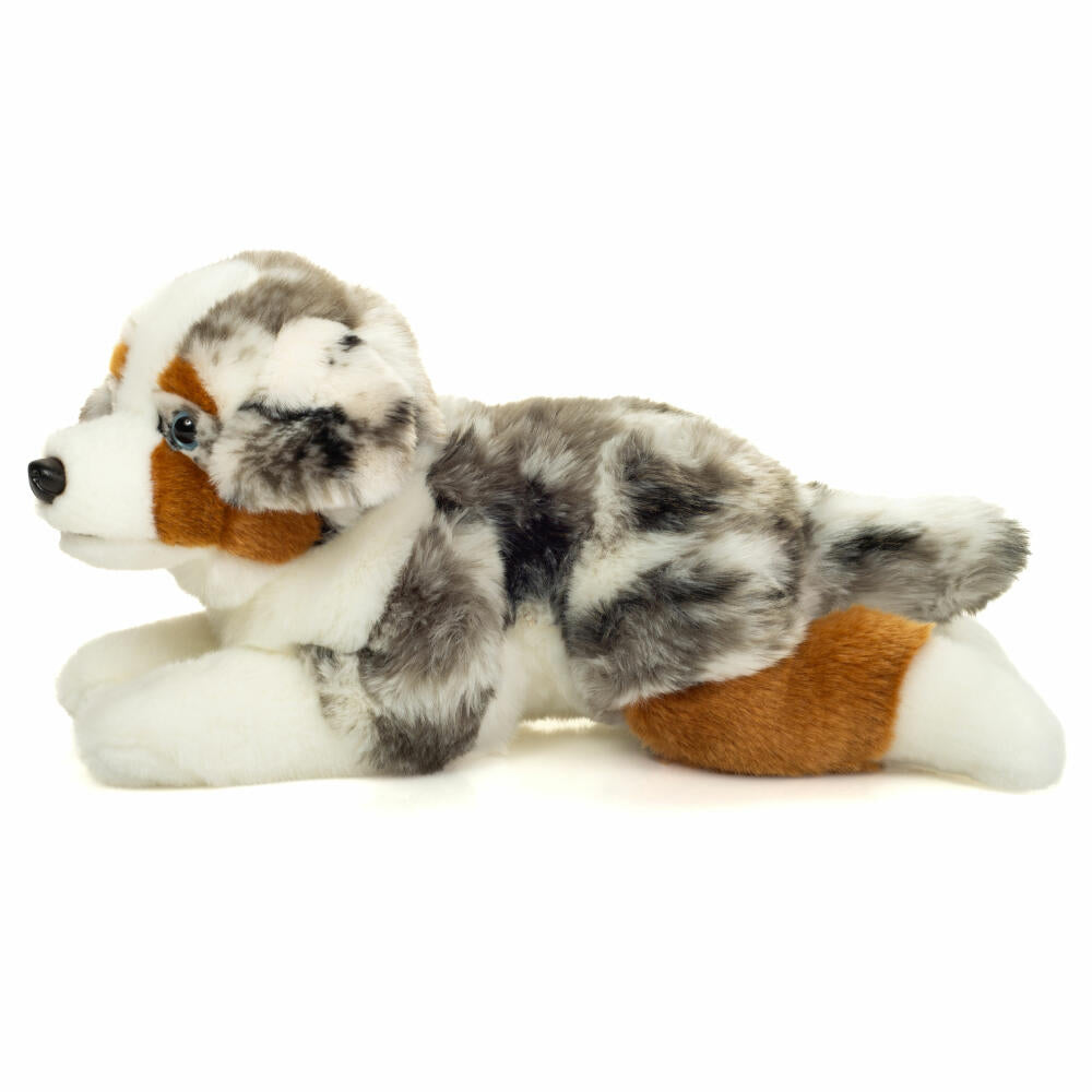 Teddy Hermann Australian Shepherd liegend, Kuscheltier, Stofftier, Plüschtier, 40 cm, 919988