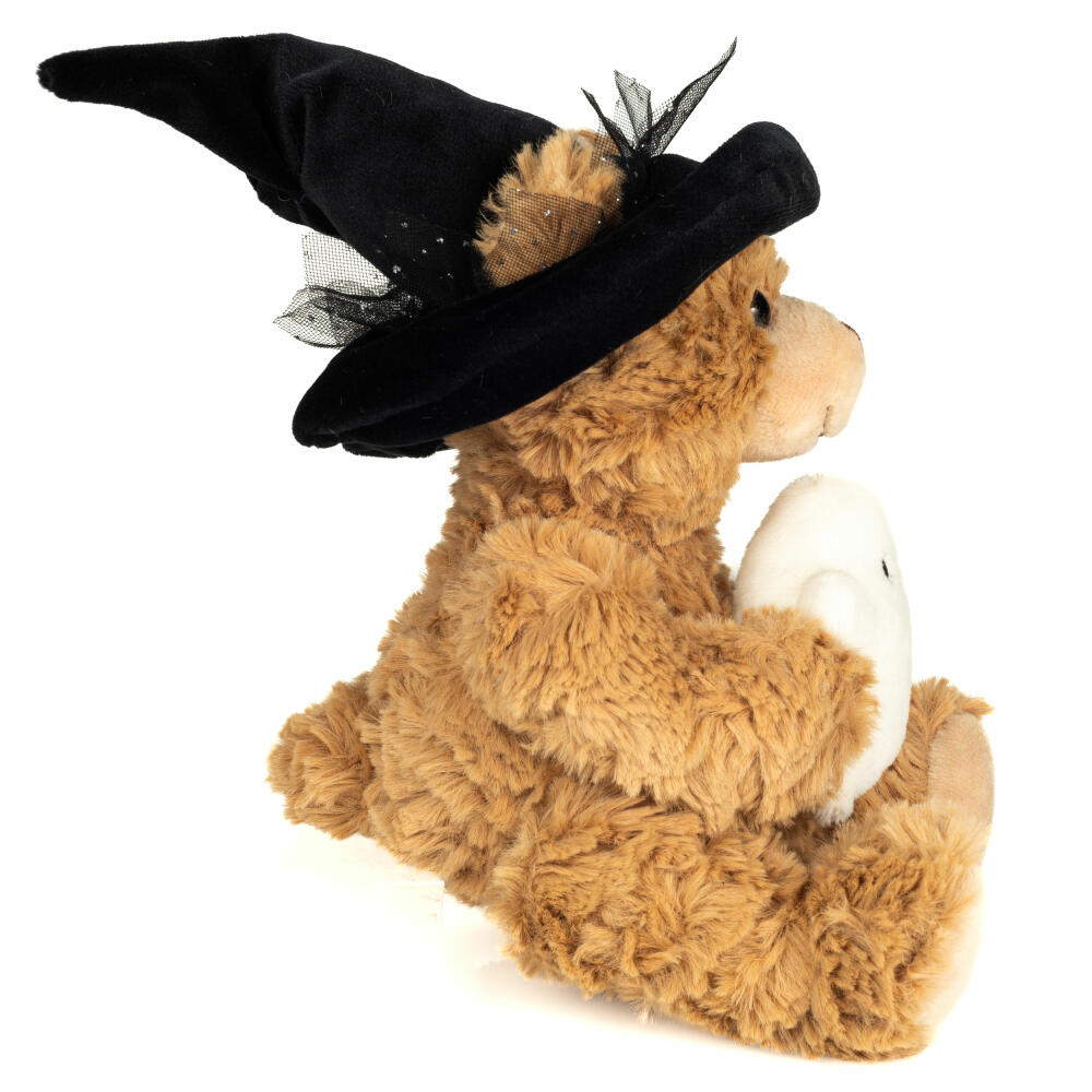 Teddy Hermann Halloween Teddy mit Gespenst, Kuscheltier, Stofftier, Plüschtier, 20 cm, 946120