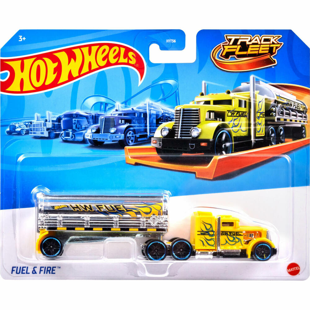 Hot Wheels HW Trackflotte Fahrzeugsortiment, HYT56
