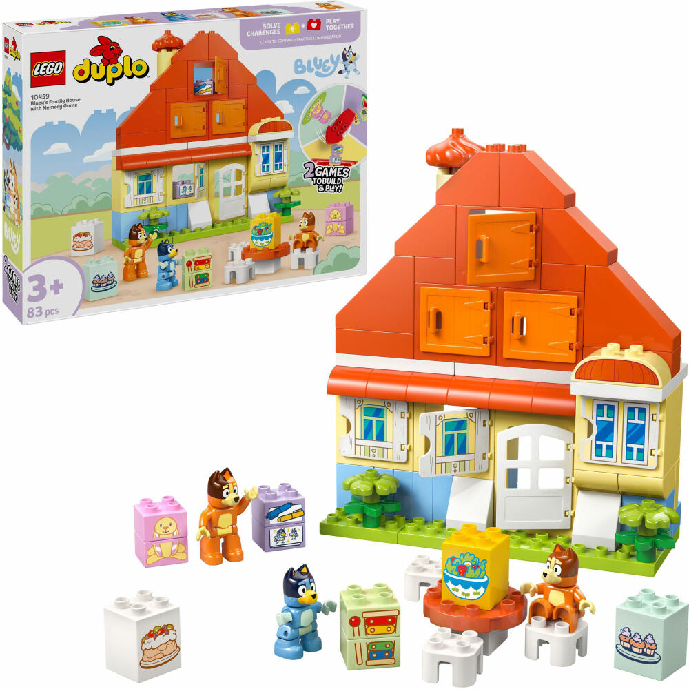 LEGO BLU Blueys Familienhaus mit Memory-Spiel, 10459