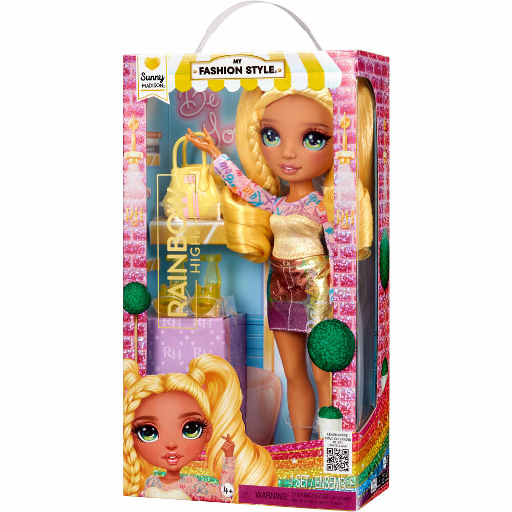 Rainbow High RAH My Fashion Style Fashion Doll Sunny, 547570-EUC