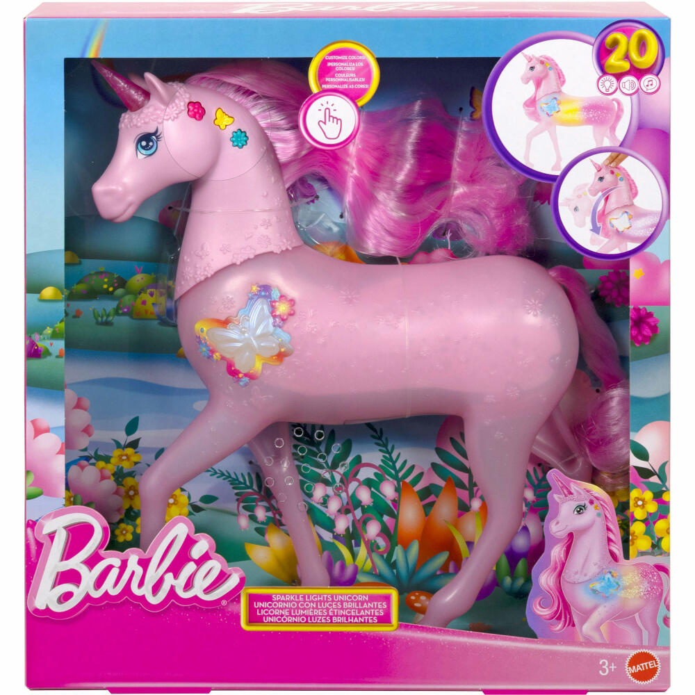 Barbie BRB funkelnd leuchtendes Einhorn, JCP78