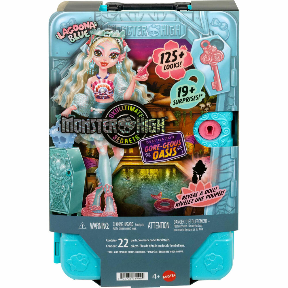 Monster High MH Verborgene Schätze Oase Lagoona, JDR51