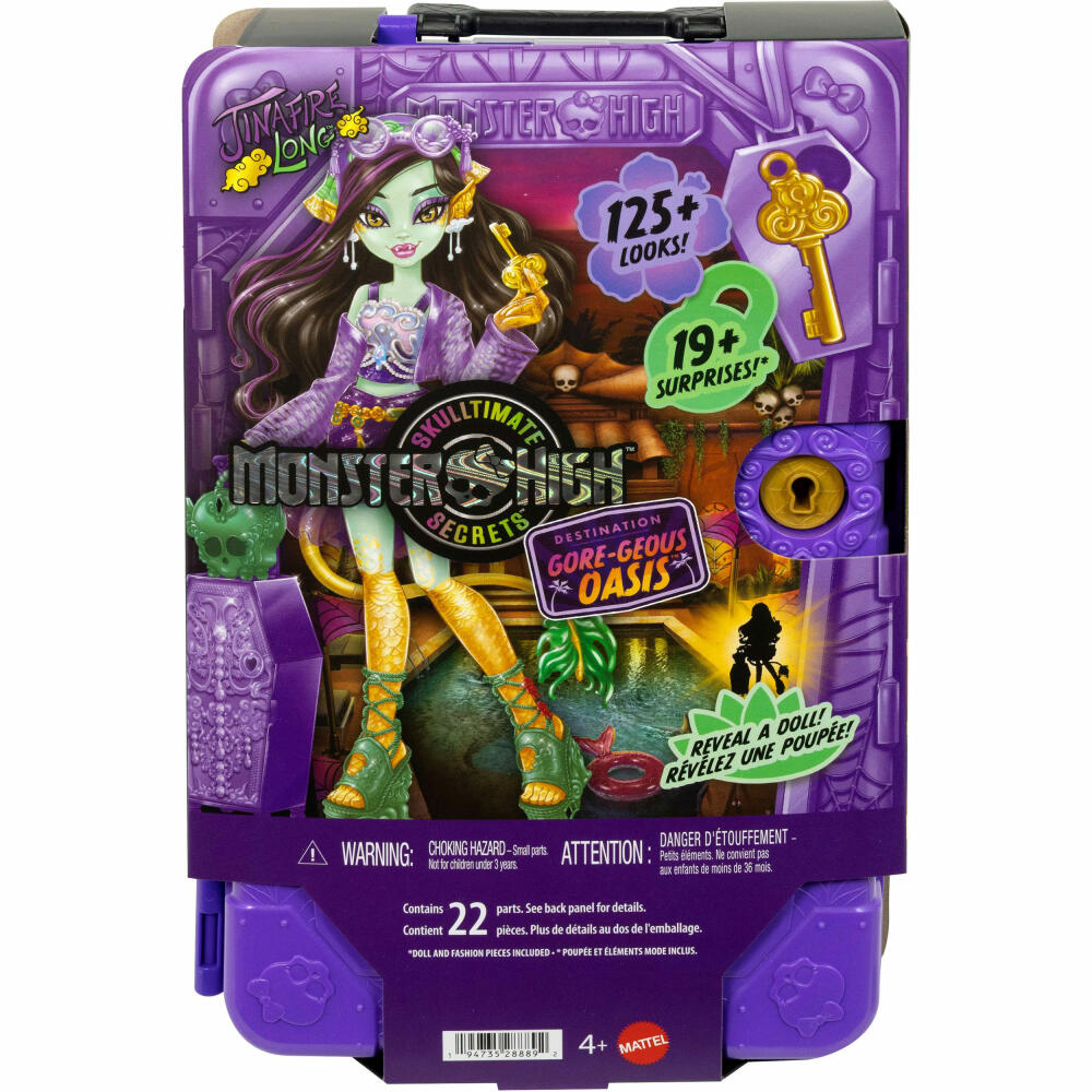 Monster High MH Verborgene Schätze Oase Jinafire, JDR52