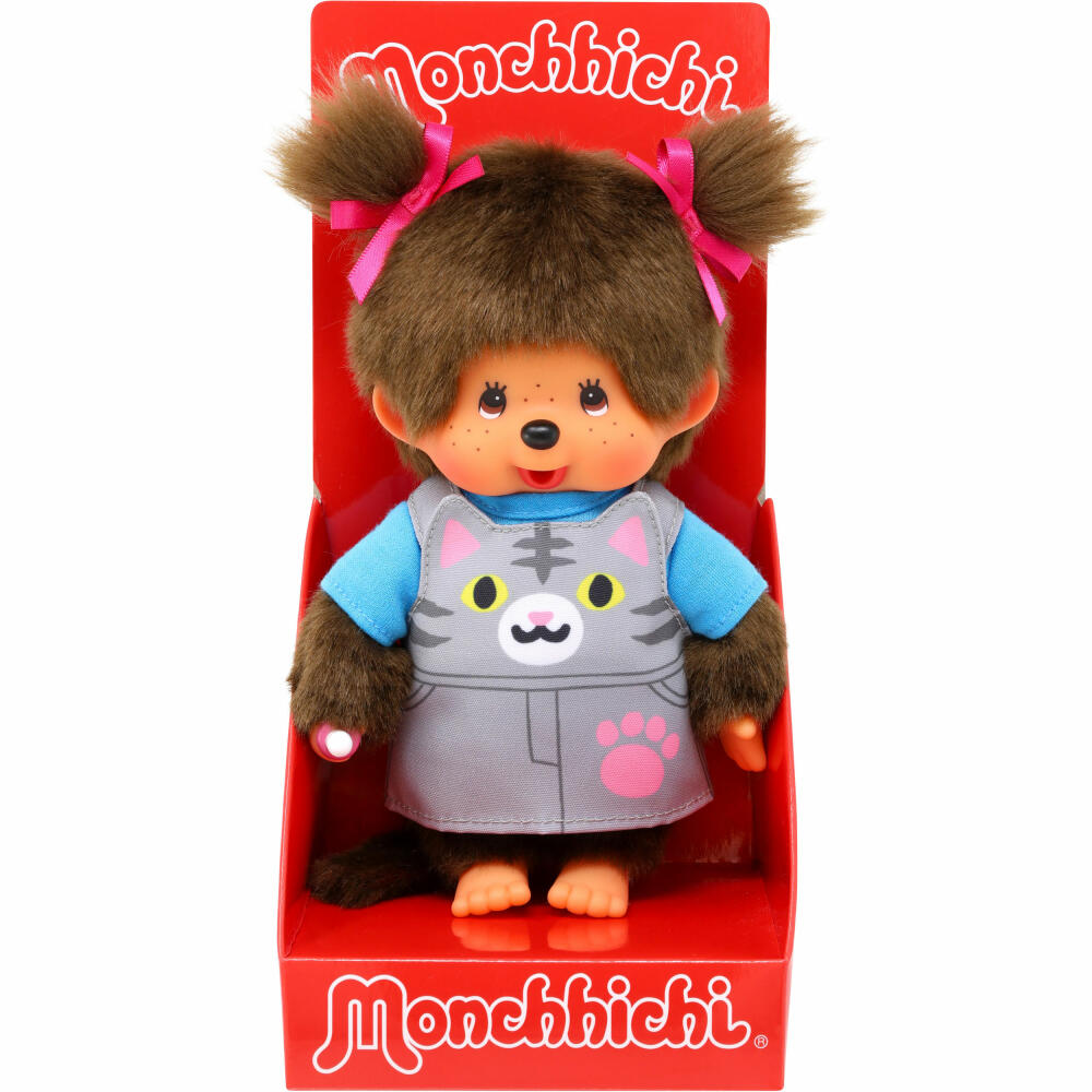 Monchhichi Monchhichi 20cm Animal Dress Kitten, 203895