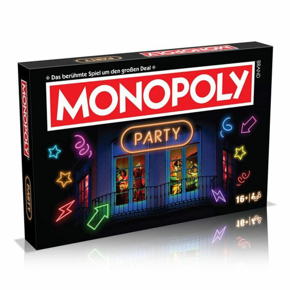 Winning Moves Monopoly - Party, Brettspiel, Gesellschaftsspiel, ab 16 Jahren, WM03920-GER-6