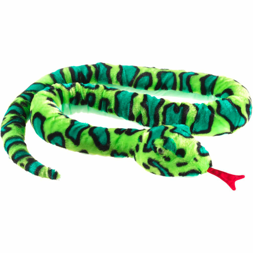 Heunec Schlange grün, Kuscheltier, Plüschtier, Stofftier, 170 cm, 302679