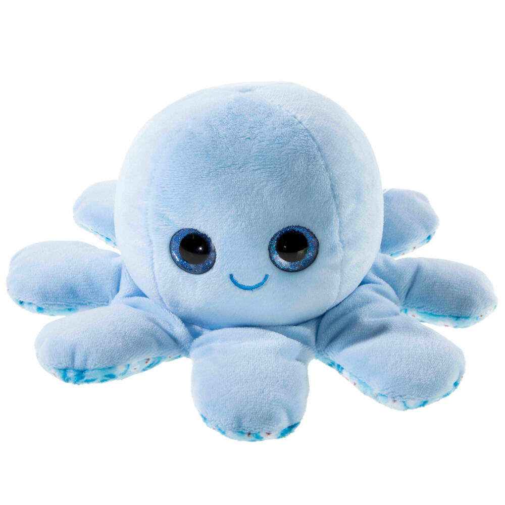 Heunec Octopus Plüschi hellblau, Kuscheltier, Plüschtier, Stofftier, 18 cm, 323933