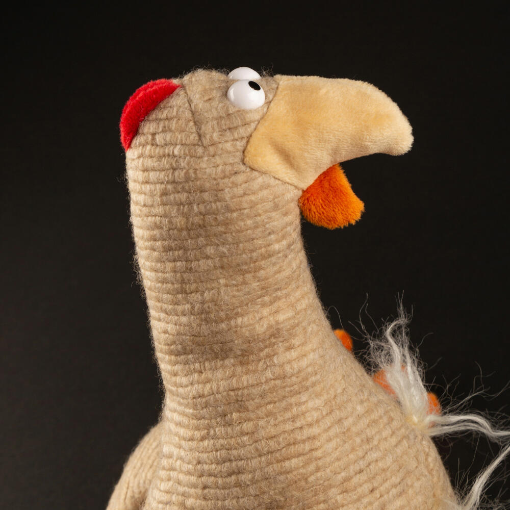 sigikid Lost Chicken Kikeriki, Kuscheltier, Plüschtier, Stofftier, Polyester, 43415