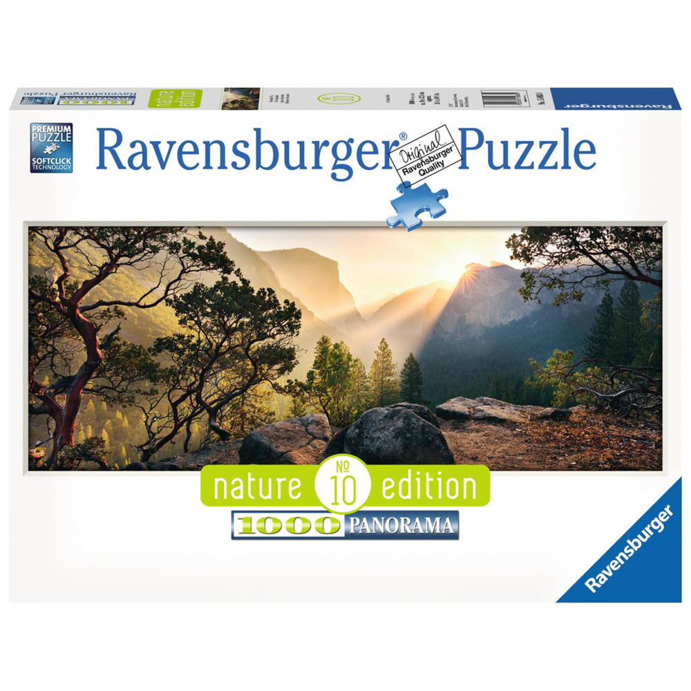 Ravensburger Puzzle Yosemite Park, Nature Edition, Adult Puzzle, Premium Puzzle, Panorama Puzzle, Panorama, 1000 Pieces, 15083 0