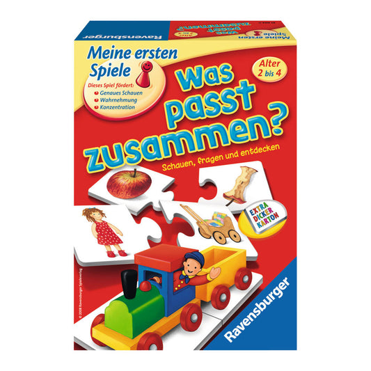 Ravensburger Meine Ersten Spiele Was Passt Zusammen•, Kartenspiel, Legespiel, Zuordnungsspiel, Kinderspiel, Kinder Spiel, Puzzle, Spielanfänger, 21402 0