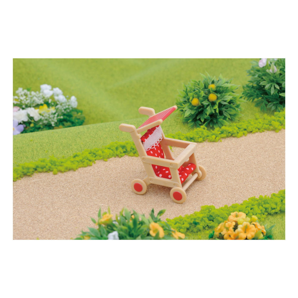 Sylvanian Families Kinderwagen, Babywagen, Wagen, Buggy, Spazierwagen, Kinder, 2930