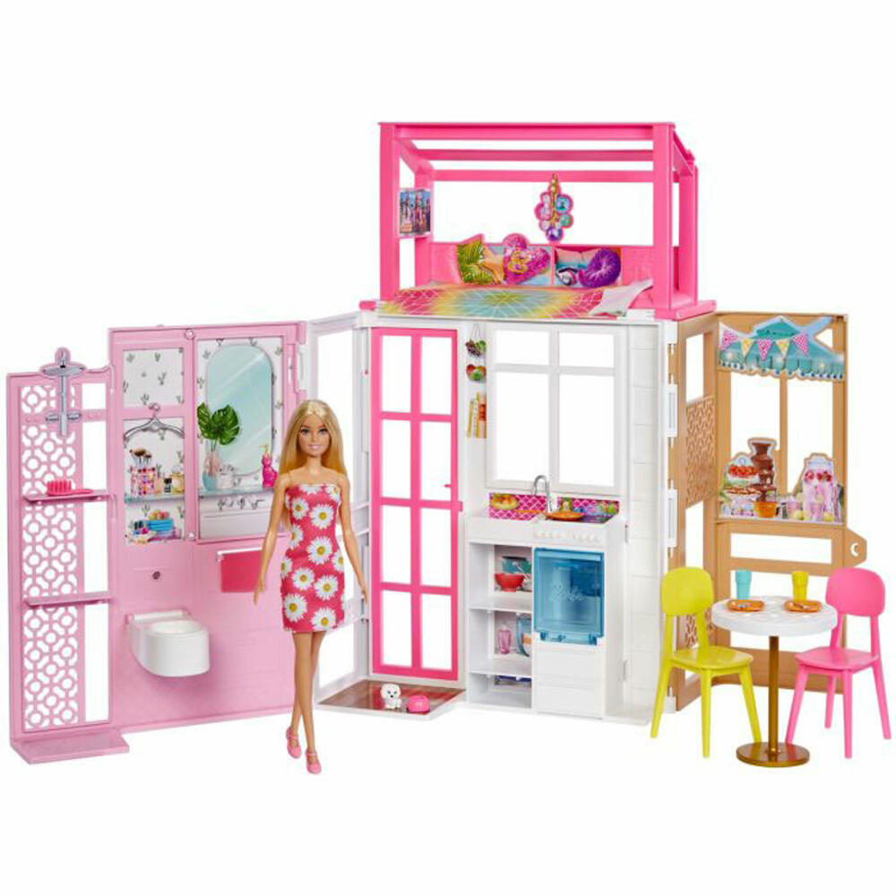Mattel Barbie House and Doll