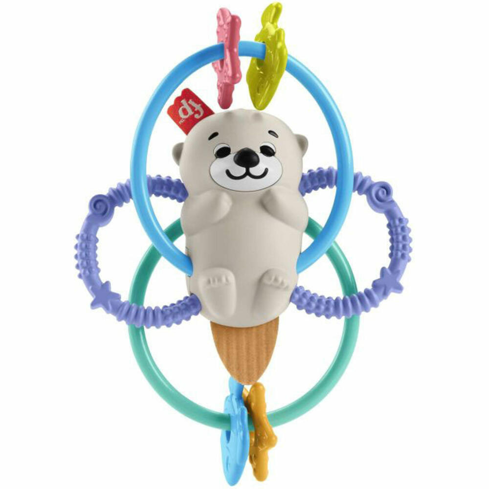 Mattel HJW12 Fisher-Price Otter Grasping and Teething Ring