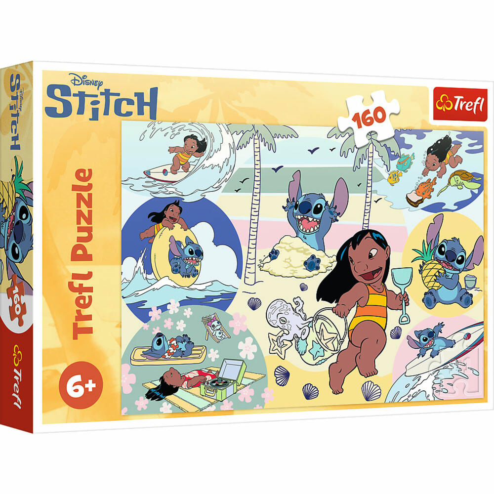 Trefl Puzzle Lilo & Stitch , Kinderpuzzle, Kinder, 160 Teile, 41 x 27.8 cm, 15431