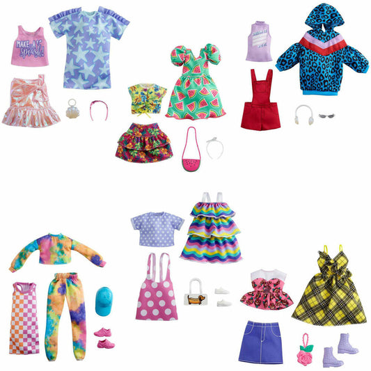 Mattel Barbie Moden 2 Outfits und 2 Accessoires, GWF04