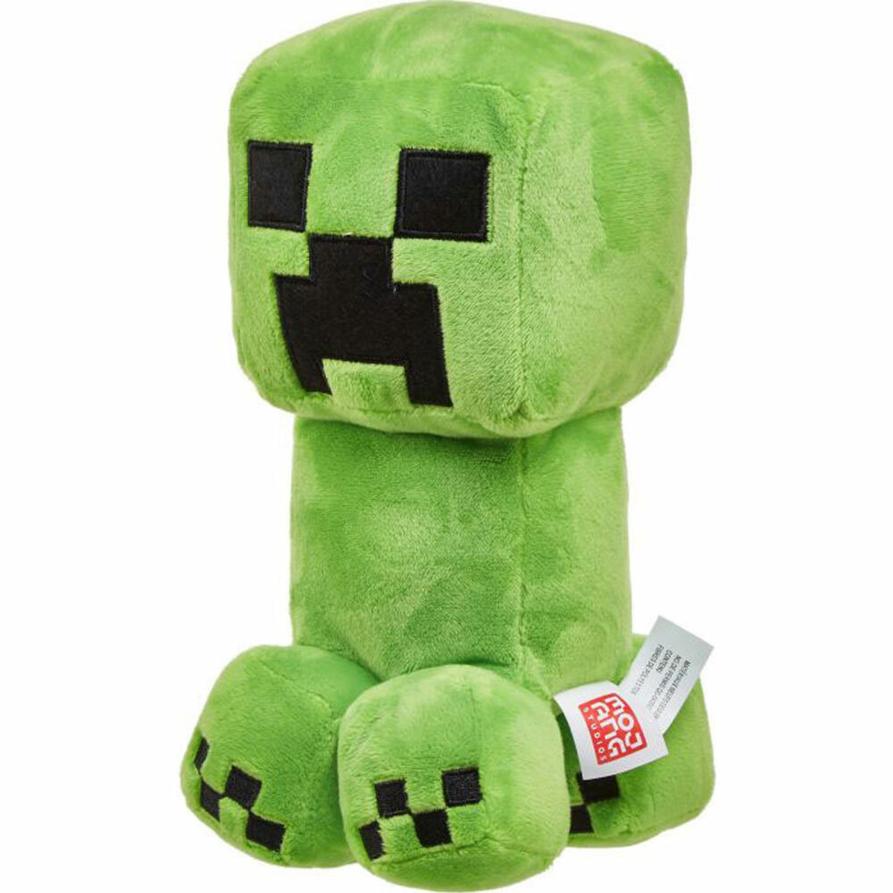 Mattel HBN40 Minecraft Plush Figures 21cm Plush Figures, Favorite Characters for Fans
