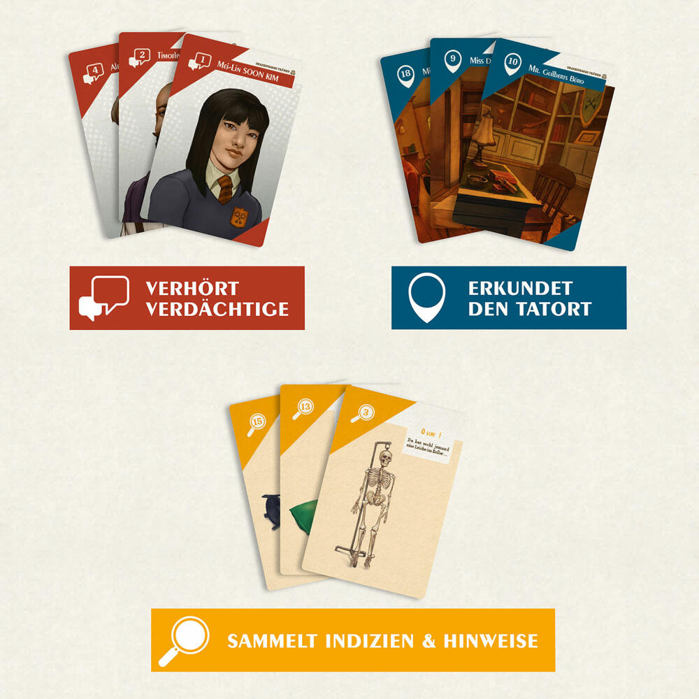 KOSMOS Suspects - Shakespeare's Tears, detective game, crime game, party game, crime game, ages 12 and up, 683634