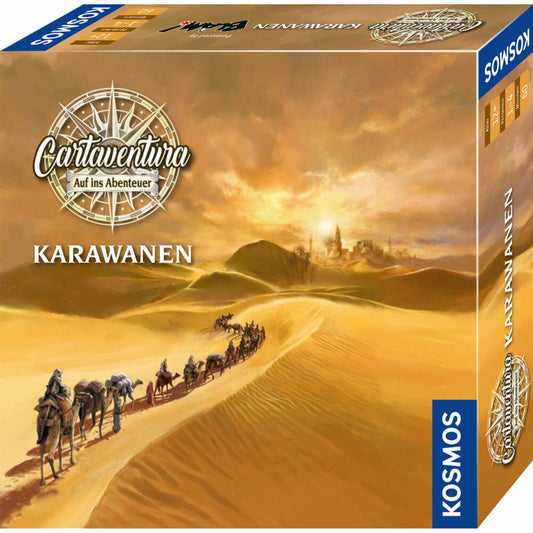 KOSMOS Cartaventura - Caravans, Card Game, Adventure Game, Cooperative Game, 683627