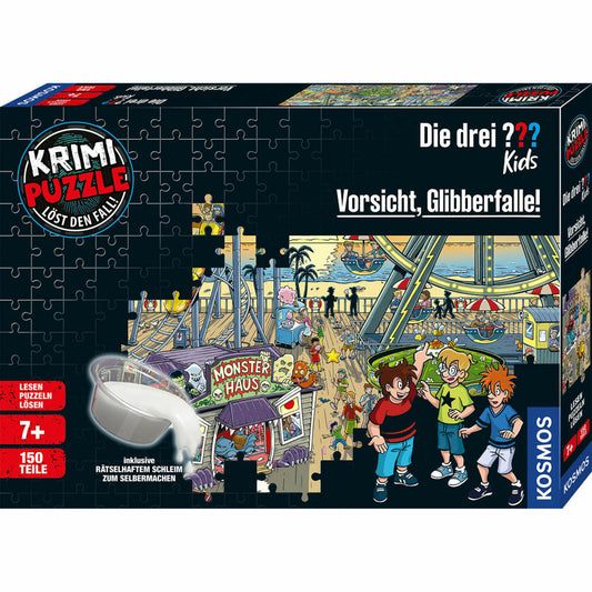 KOSMOS Crime Puzzle The Three ??? Kids Beware, Slime Trap!, Crime Puzzle, Story Puzzle, Short Story, Riddle, Game, Children, 683474