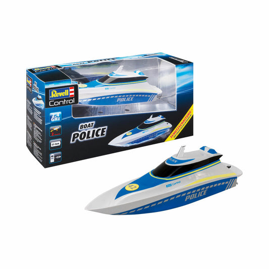 Revell Control Boat Police, ferngesteuertes Boot, Polizei, 2.4 GHz, ab 8 Jahren, 24138
