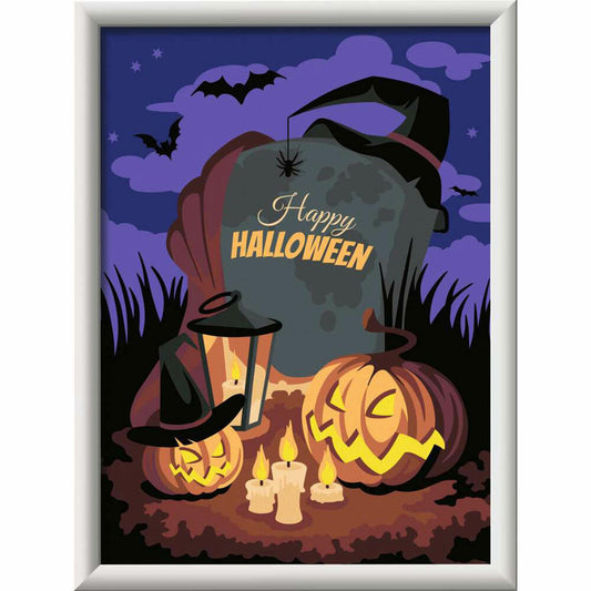 Ravensburger Malen nach Zahlen Halloween Mood, Malset, Malvorlage, Kinder, ab 9 Jahren, 23602