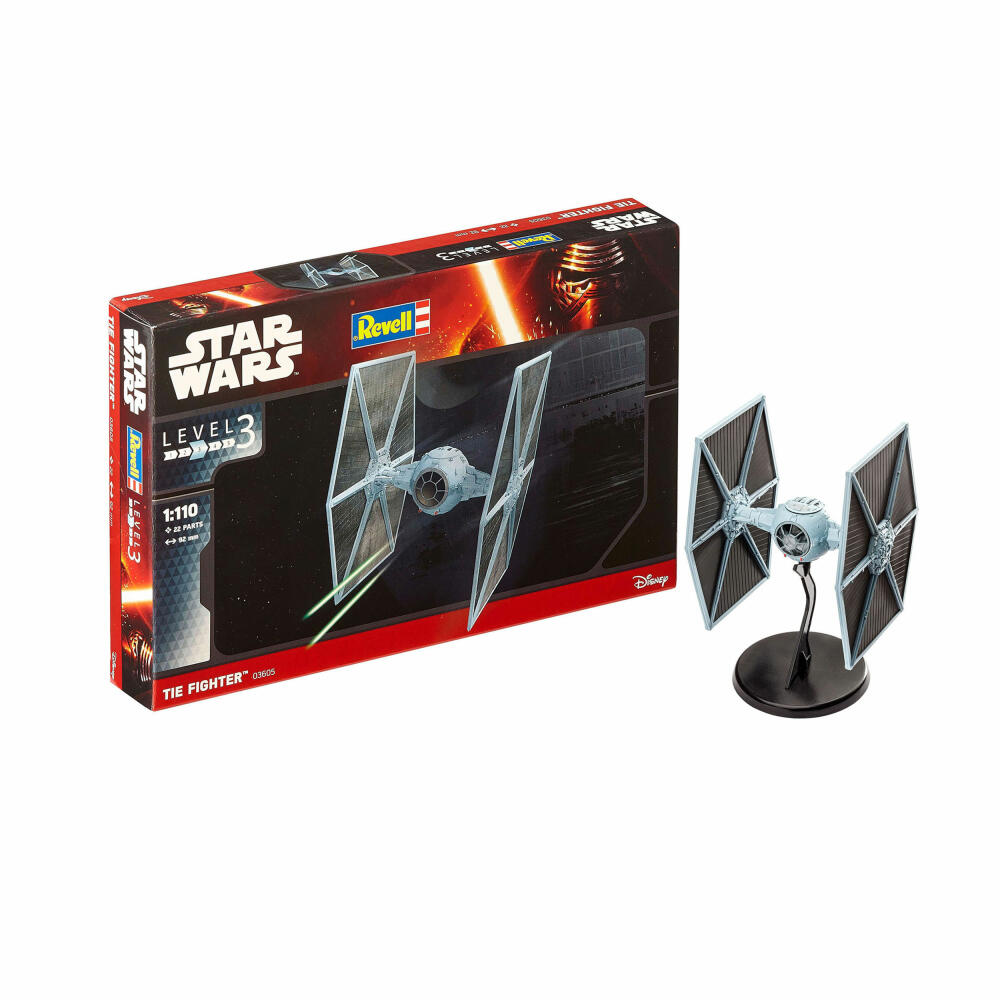 Revell Modellbausatz Star Wars TIE Fighter, Raumschiff, 22 Teile, 03605