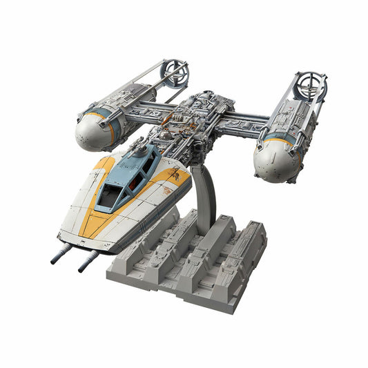 Revell model kit Bandai Star Wars Y-Wing Starfighter, spaceship, 89 parts, 01209