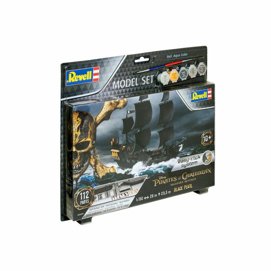 Revell Model Set Black Pearl, Modellbausatz mit Farben, Easy Click System, 112 Teile, ab 10 Jahren, 65499