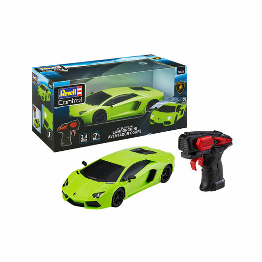 Revell Control RC Scale Car Lamborghini Aventador Coupé, Remote Controlled Car, Toy, Ages 8 and Up, 24663