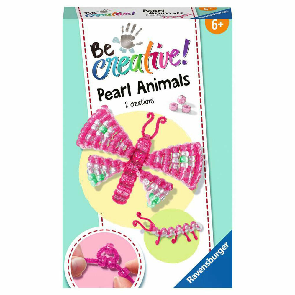 Ravensburger BeCreative Bead Animal Butterfly, Schmetterling, Perlentiere, DIY, Bastelset, Bastel Set, Basteln, 18249