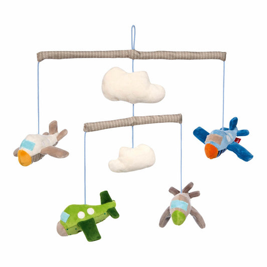 sigikid Mobile Flugzeug, Babymobile, Einschlafhilfe, Babybett, Wickeltisch, Babyspielzeug, Baby Spielzeug, Deko, 42535