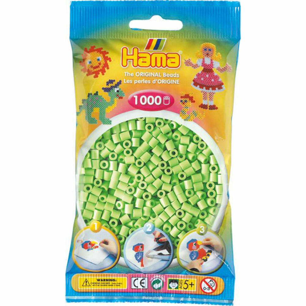 Hama Iron-On Beads Midi - Pastel Green 1000 Beads