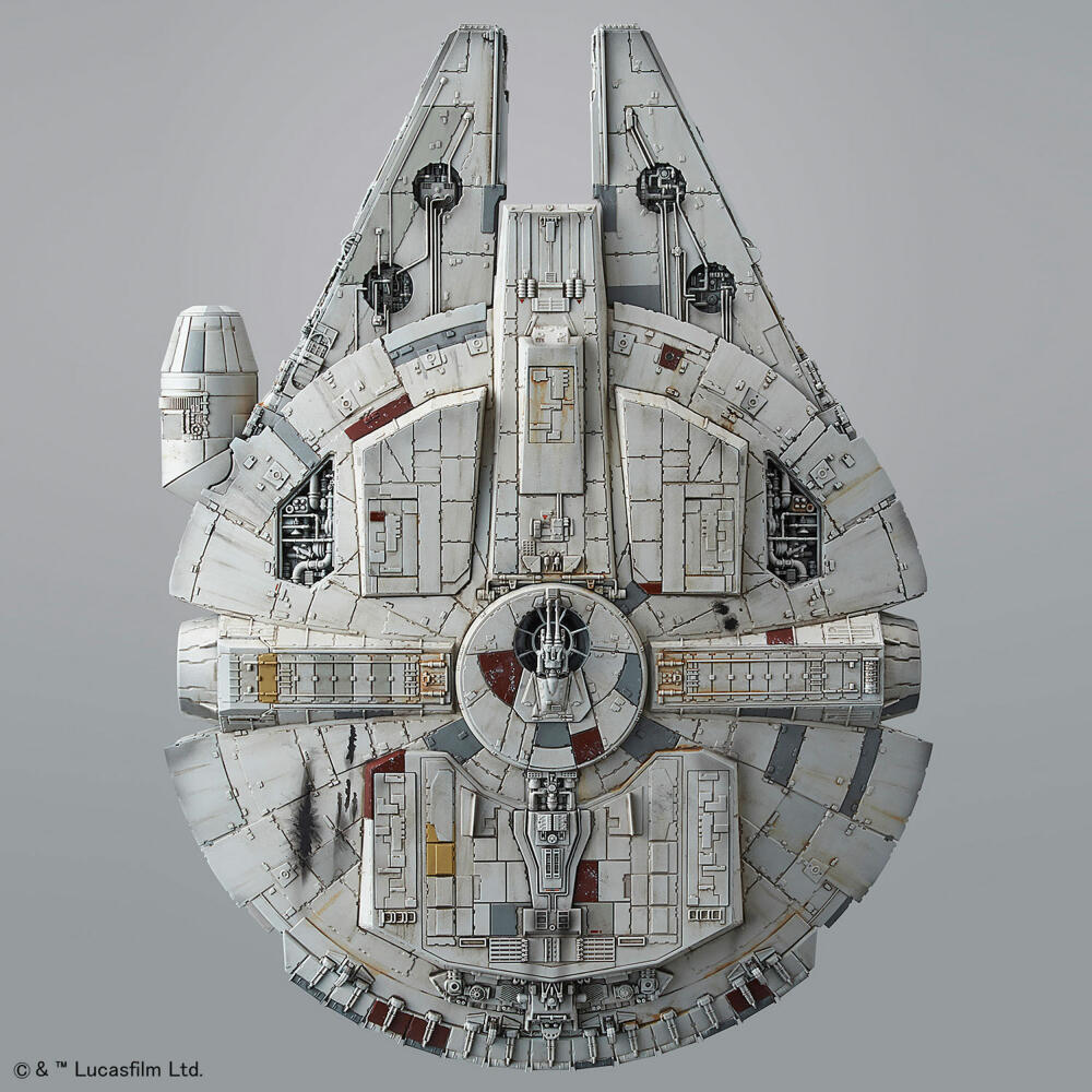 Revell Modellbausatz Bandai Star Wars Millennium Falcon, Raumschiff, 196 Teile, 01211