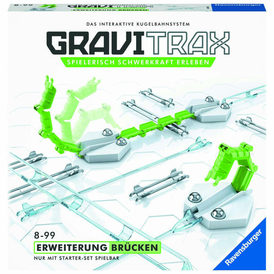 Ravensburger GraviTrax Bridges, Extension, Interactive Marble Run System, Marble Run, Ball Track, Accessories, 26120