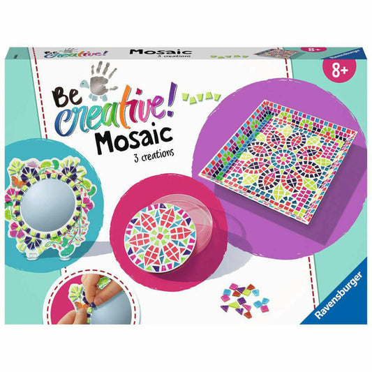 Ravensburger BeCreative Mosaic Maxi Romantic, Mosaikobjekte, Mosaik, DIY, Bastelset, Bastel Set, Basteln, 18446