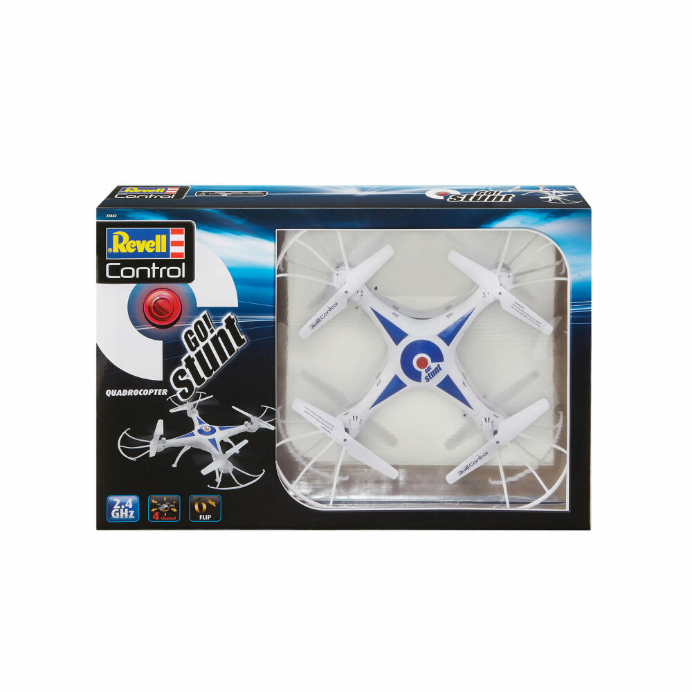 Revell Control Quadcopter GO! Stunt, ferngesteuerte Stunt-Drohne, 2.4 GHz, ab 12 Jahren, 23842