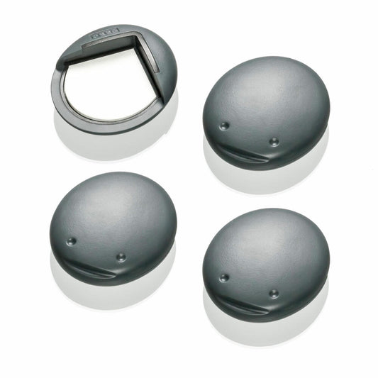 reer DesignLine Eckenschutz, 4er Set, Ecken Schutz, Stoßschutz, Kindersicherung, Kinder Sicherung, Anthrazit, 82021